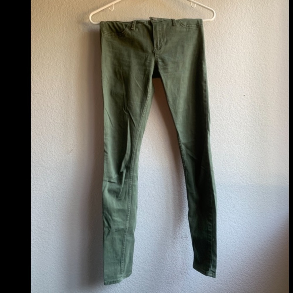 Green jeans